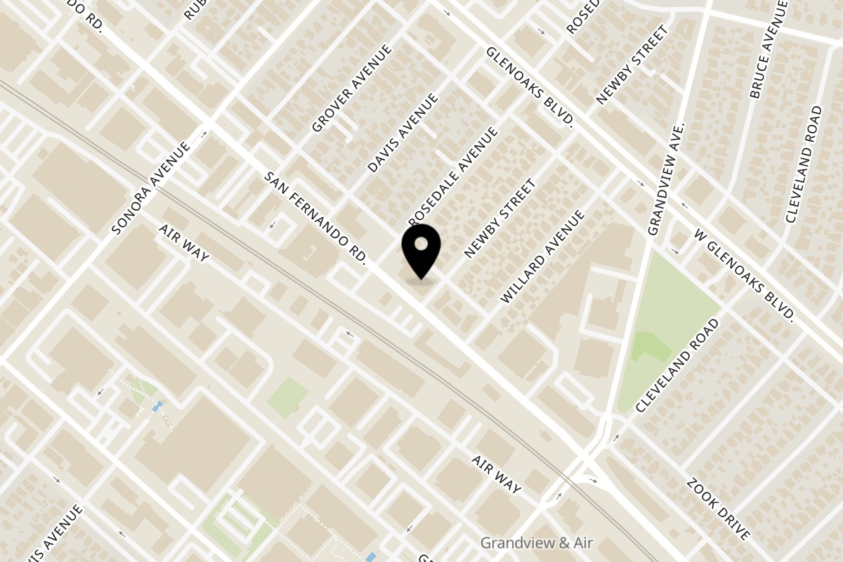 Map showing the location of Whats Crakin on 6222 San Fernando Rd #115 in Glendale